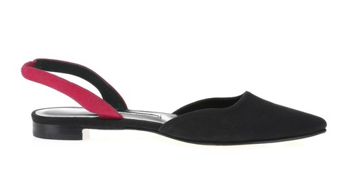 Manolo Blahnik 259448 Womens Slingback Sandal Black Size 38 Medium - Picture 4 of 5