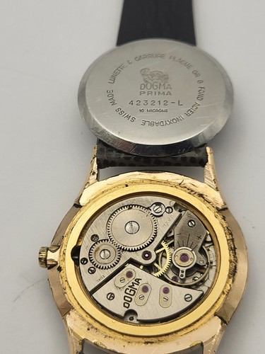 DOGMA PRIMA 21 Rubis Watch ref 42312-L Swiss Made 1960s .34mm Working - Imagen 11 de 18