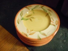 The Cellar Macy's Dinner Plates Set of 8 Yellow Leaf Design