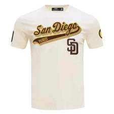 Pro Standard - MLB San Diego Padres Script Tail Men's Top - Eggshell