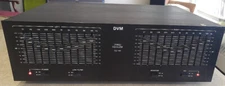 DVM EQ-100 BLACK VINTAGE 10 10 BAND STEREO EQUALIZER