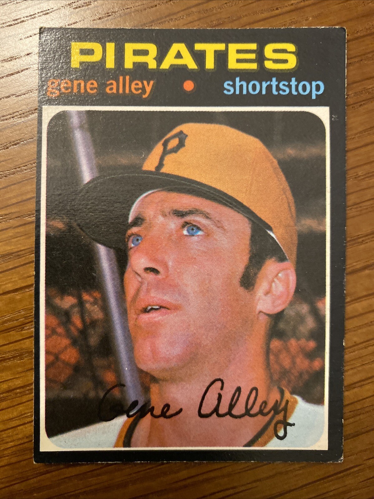 1971 OPC O-Pee-Chee Baseball Card #416 Gene Alley Pittsburgh Pirates HIGH GRADE