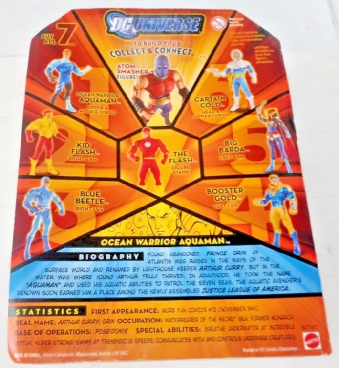Figura de acción DC Universe Ocean Warrior Aquaman Classics Wave 7 (FC207-5 A0224) Foto 3 de 4