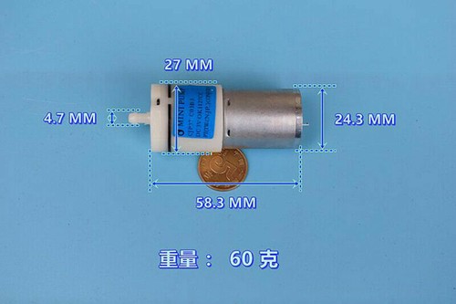 DC 3V 5V 6V Large Flow Mini Mute 370 Motor Air Pump Oxygen Pump Medical Pump DIY - Picture 8 of 12