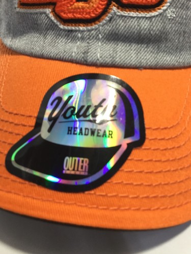 NCAA Oklahoma State Cowboys Adjustable Hat, Orange, Gray, Youth Kids Size - Picture 3 of 9