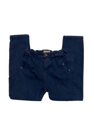 Zara Kids Slim Straight Jeans Stretch Blue Unisex Kids Size 8 21x22 EUC - Picture 3 of 10