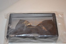 Michelsons Men's Black Solid All Silk Pre-Tied Bow Tie NM7811001