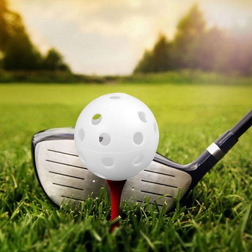 Plastic Golf Ball Holes Hollow Practice Golf Balls Training Indoor Outdoor// - Picture 3 of 14