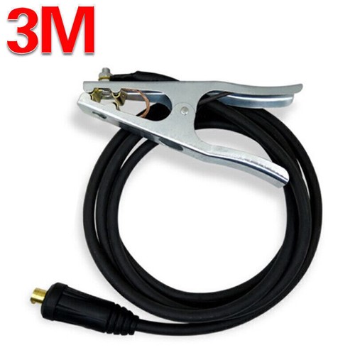 3M Earth Clamp Cable ARC MIG TIG Welders Groud Welding Wire 300A 10-25 Plug UK - Picture 3 of 9