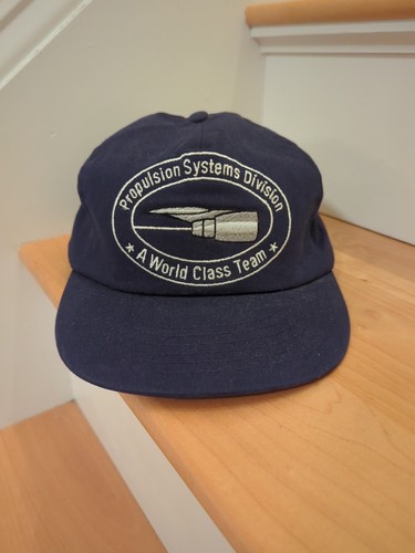 Propulsion Systems Division Boeing USA Vtg Snapback Adjustable Baseball Hat Cap