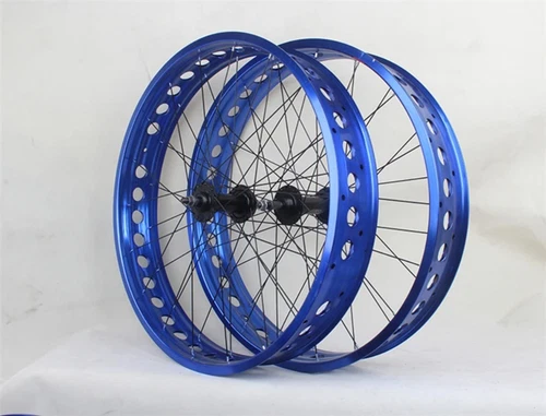 26X4.0 Snow Bike Wheelset 20 Inch Fat Bicycle Disc Brake Fit For Rotary Flywheel - Picture 13 of 25
