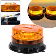 36 LED Amber Flashing Rotating Beacon Strobe Alarm Warning Light 12/24V Magnetic