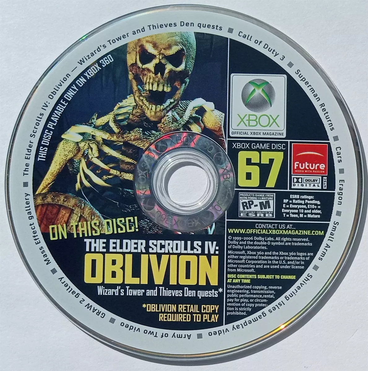 XBOX 360 Official Magazine Demo Discs Collection of 4 -  Portugal