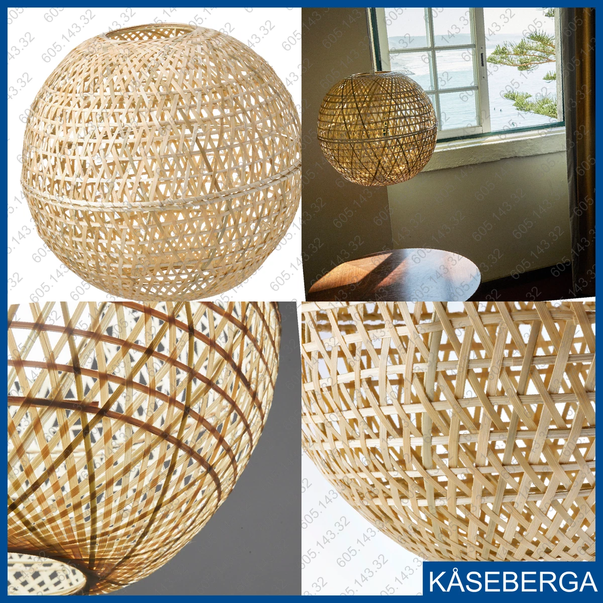Ikea bamboo 2024 lamp shade