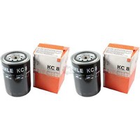 2X Mahle / Knecht Kraftstofffilter KC 8 Fuel Filter