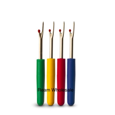 Seam Ripper Stitch Unpicker QUICK UNPICK Multi Cols 8cm long very sharp Small x2