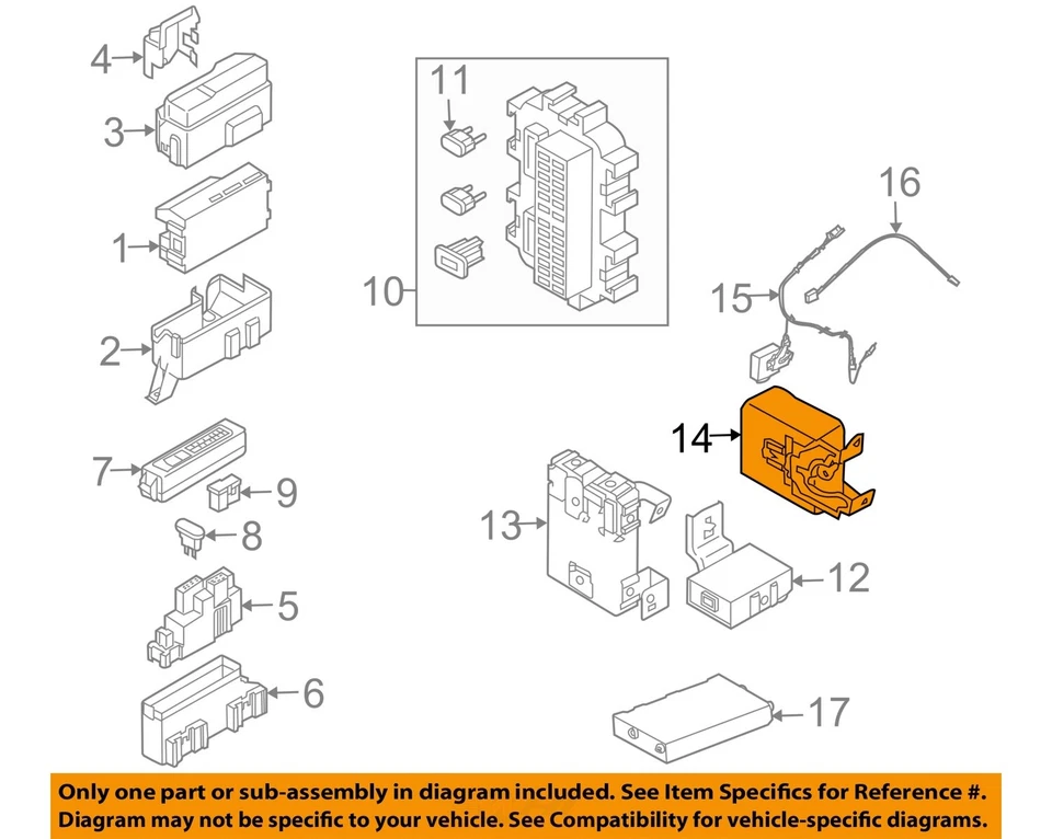 Sistema de monitoramento de pressão de pneus usado (TPMS) mod de controle serve: 2005 Nissan Murano - Imagem 3 de 4