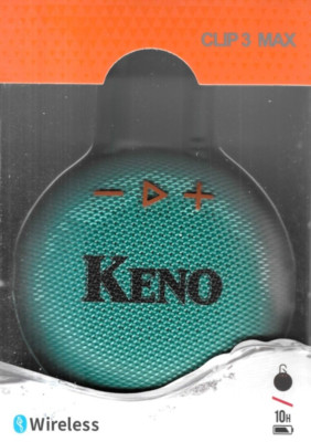 New Portable Wireless Speaker Clip 3 Max Keno Intergrated Carabiner Waterproof