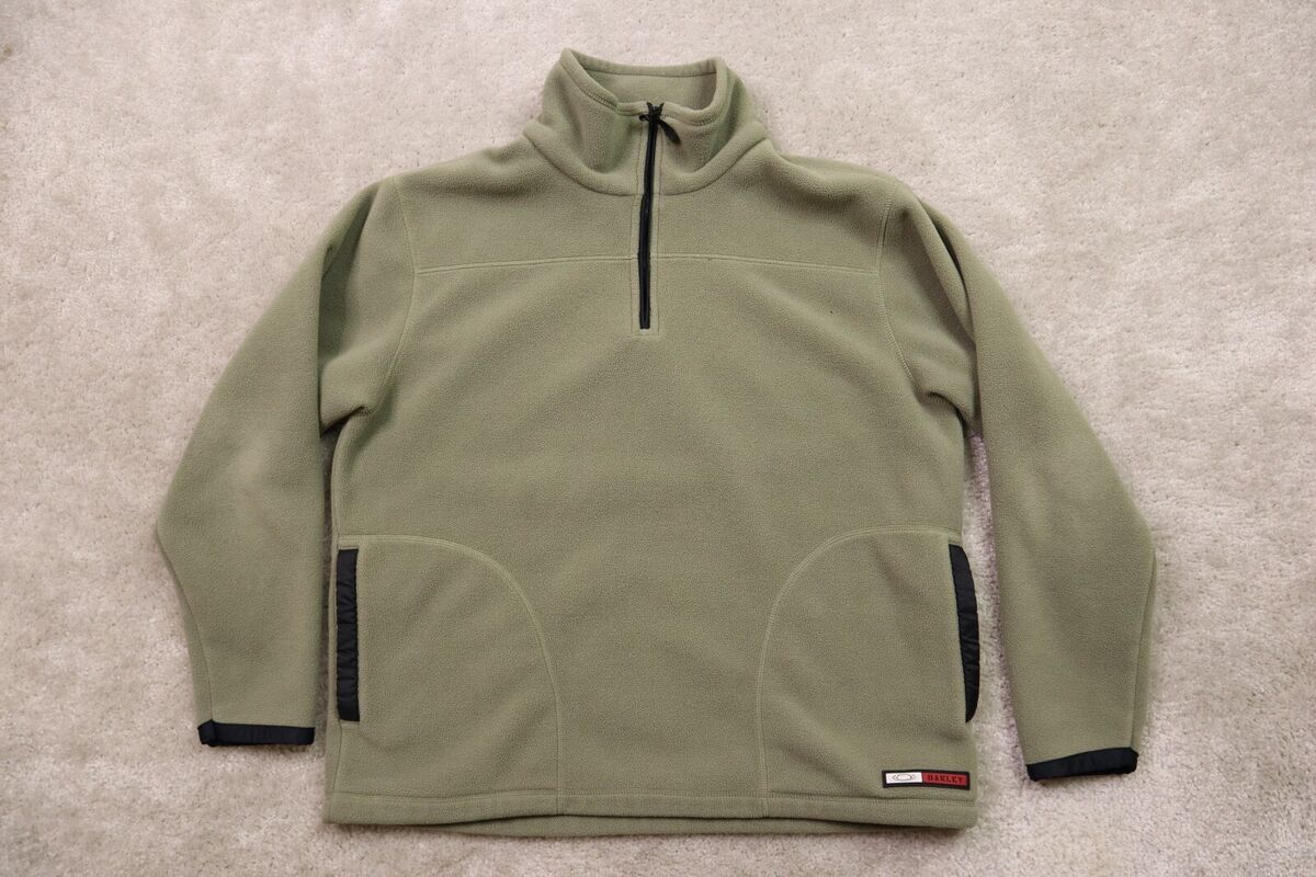 Oakley Vintage Sweater Mens Medium 1/4 Zip Fleece Pullover Oakley Vintage Sweater Mens Medium 1/4 Zip Fleece Pullover
