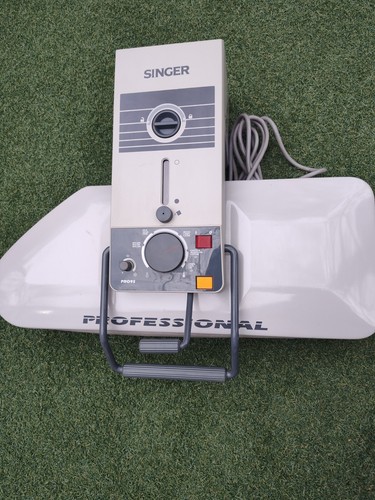 VINTAGE SINGER PROFESSIONAL CLOTHES STEAM IRON PRESS MODEL PRO9S. GOOD CONDITION - Picture 16 of 16