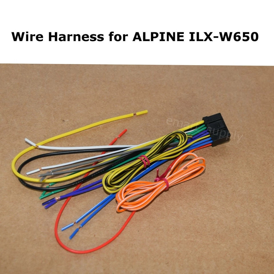 FORALPINE New Wire Harness for ALPINE ILX-W650 ILXW650 FREE FAST SHIPPING