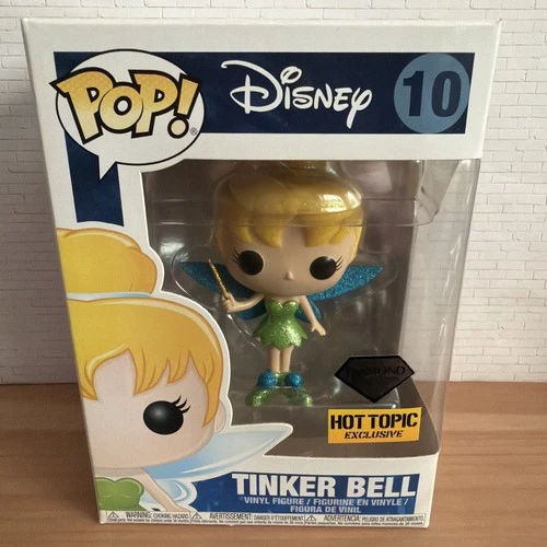 Funko Pop! Disney Tinker Bell Vinyl Figure #10 Diamond Hot Topic Exclusive