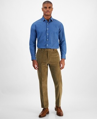 Tommy Hilfiger Corduroy Pants Taupe Cotton, Size 40x32