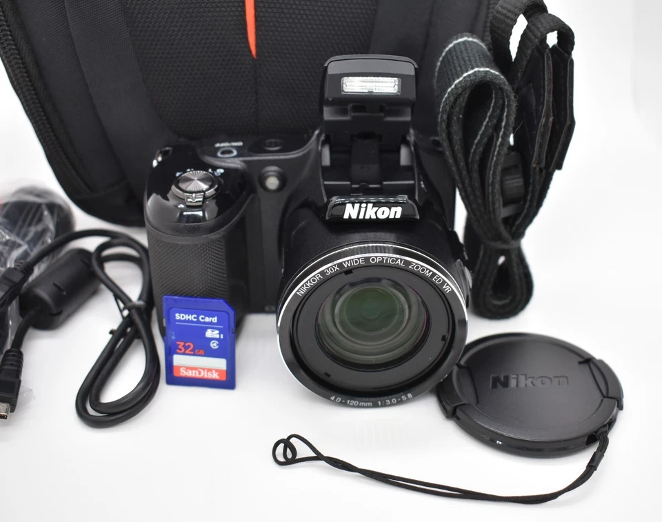Nikon COOLPIX L820 16.0MP Digital Camera Black Bundle - Fully Tested Working - Image 2 of 4