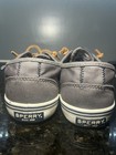 Sperry Top Sider Womens Size 10 M Grey Memory Foam Canvas Boat Shoes  — photo 7