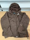 The North Face HyVent Jacket M Brown Hooded Waterproof Womenswear - Preloved