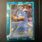 2025 Topps Chrome - Autographs Jared Goff #BA-JGO Aqua Lava Refractor /199 (AU)