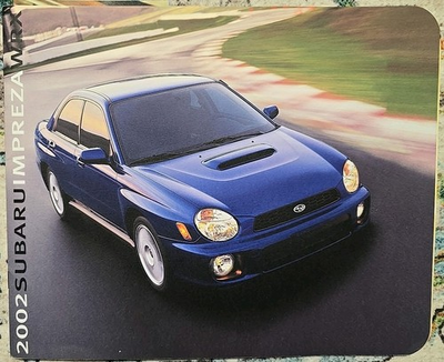 #ad * PRISTINE CLEAN ORIGINAL 2002 SUBARU IMPREZA WRX SALES BROCHURE * $24.95
