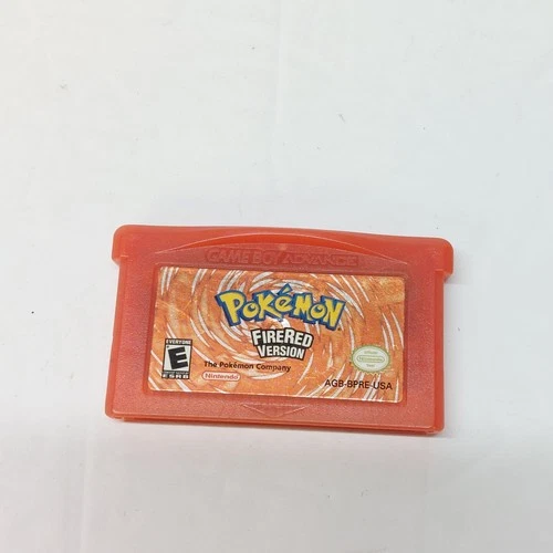 Pokemon FireRed Version GBA Nintendo Game Boy Advance Authentic Cartridge Saves