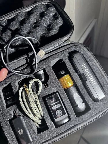 BISHOP x Critical Wireless Pen Tattoo Kit w/ Battery, Case, RCA Cord, Charger - product listing photo