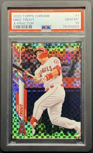 2020 Topps Chrome - Mike Trout #1 X-Fractor