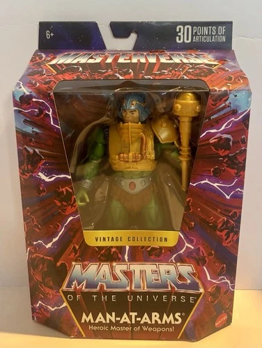 Masters of The Universe Masterverse Vintage Collection Man-At-Arms Figure-New