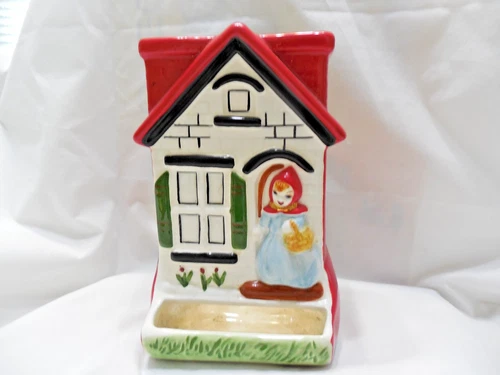Hull Pottery Red Riding Hood Match Holder
