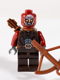 Lego Lord Of The Rings LOTR Uruk Hai LOR007 9474 9471 Helmet Bow Arrows.