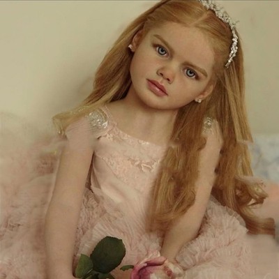 40 Inch Reborn Toddler Doll Kit Painted Vinyl Limbs, Rooted Hair, Cloth Body 