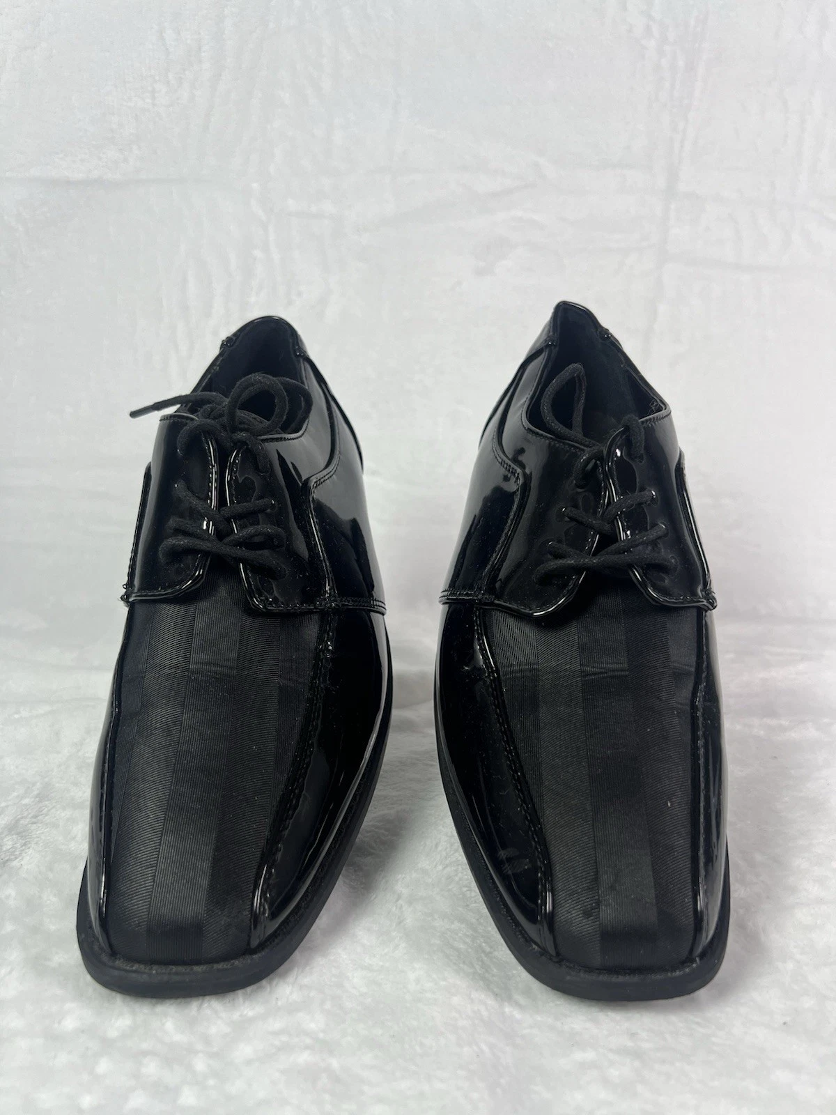 FELIPE STEFANO BLACK FORMAL DRESS SHOES SIZE 7