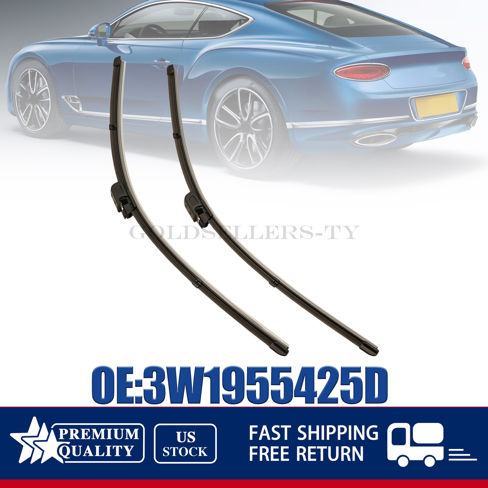 Bentley Continental GT FRONT Wiper blade