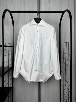 Beams Heart White Oxford Cutaway Collar Shirt size 15 38
