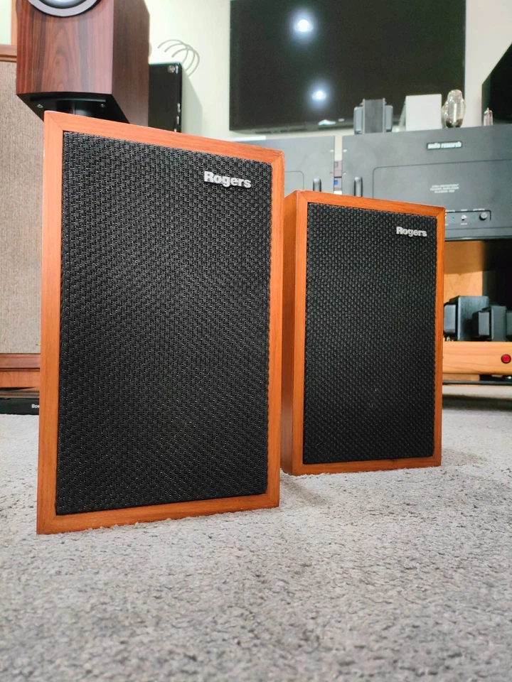 ROGERS LS3/5A LS3 5A 11 OHM BBC COPPIA DIFFUSORI BOOKSHELF - Immagine 3 di 4