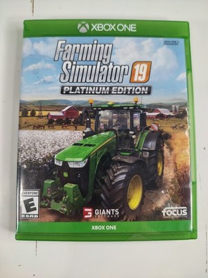 Farming Simulator 19 Platinum Edition Microsoft Xbox One CLEAN DISC Tested Game
