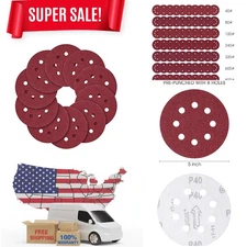 Assorted Grit Sandpaper Pack - 70PCS 5-Inch Hook & Loop Discs for Metal and Wood
