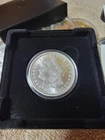 2021 Morgan silver dollar CC privy with US mint box and COA in good condition