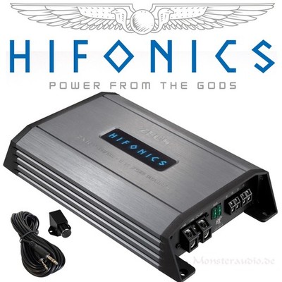 Hifonics Zeus ZXR750/1E 750 Watt digital Verstärker 1-Kanal PKW Auto Endstufe