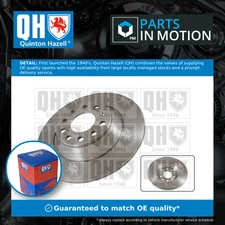 2x Brake Discs Pair Solid fits AUDI A6 C6 2.0 Rear 05 to 11 302mm Set QH Quality