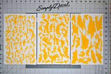 Multi Camo MD High Heat Vinyl Stencil Kit - 3x 13"x7" Sheets Paint Mask Cerakote