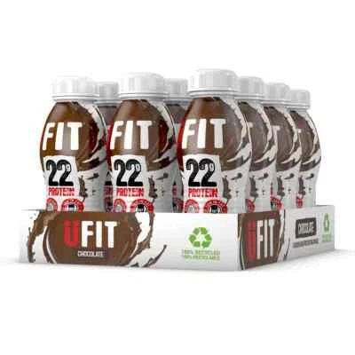 UFIT High Protein Chocolate Flavour Shake, 12 x 310ml
